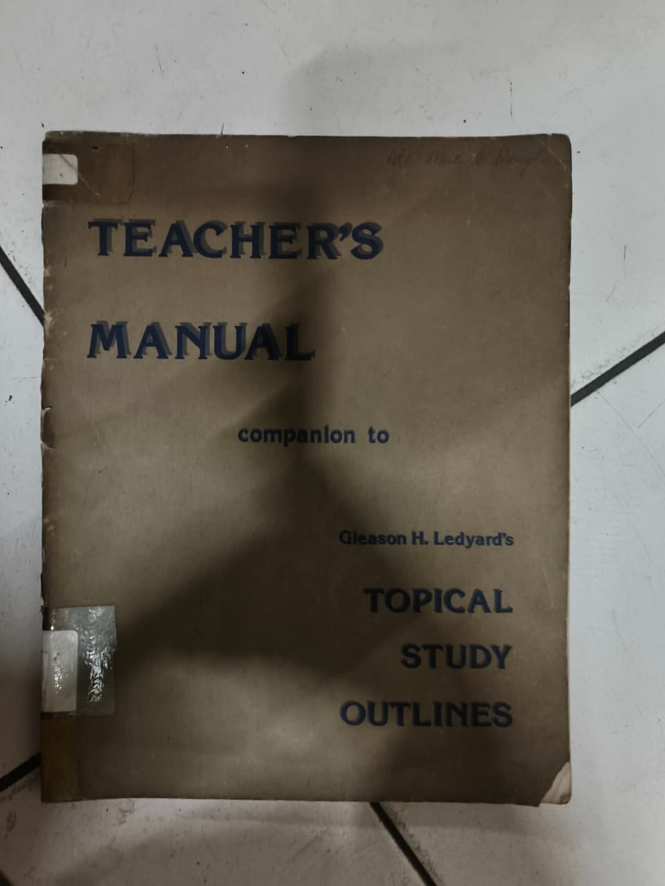 Cover buku Teacher's Manual