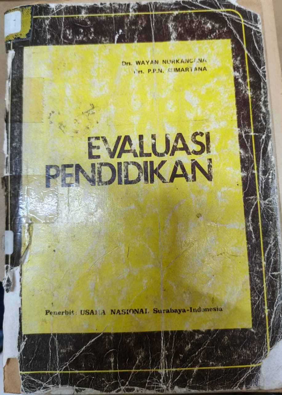 Cover buku Evaluasi Pendidikan