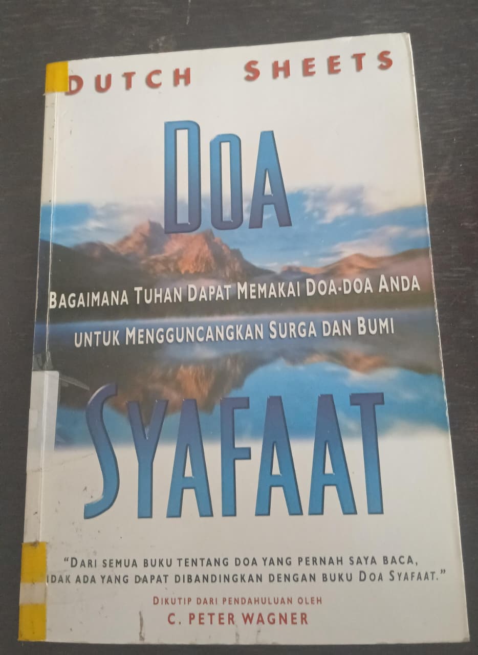 Cover buku DOA SYAFAAT