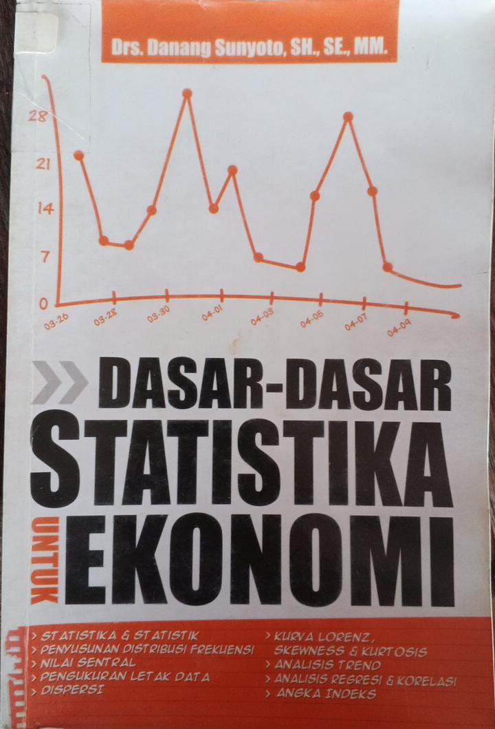 Cover buku DASAR-DASAR STATISTIKA UNTUK EKONOMI