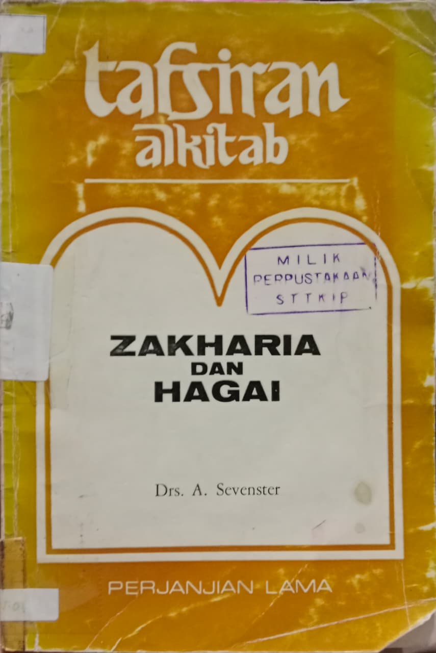 Cover buku tafsiran alkitab ZAKHARIA DAN HAGAI