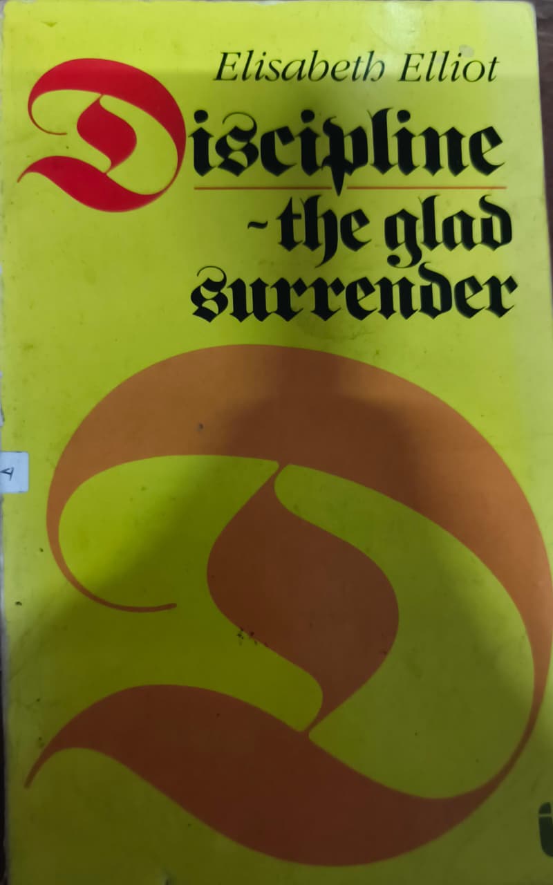 Cover buku Discipline the glad surrender
