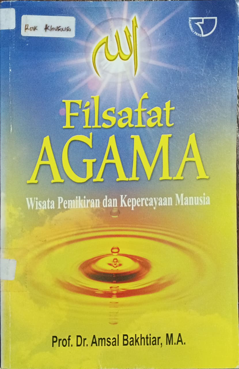 Cover buku Filsafat Agama