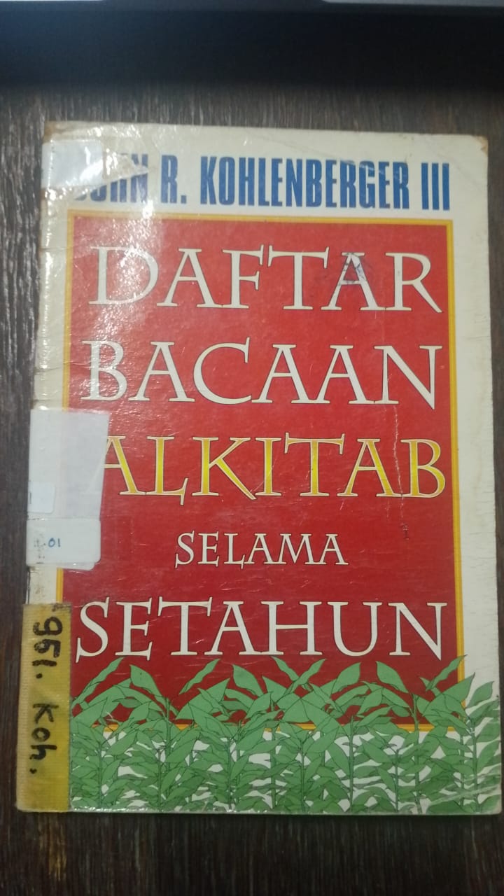 Cover buku DAFTAR BACAAN ALKITAB SELAMA SETAHUN
