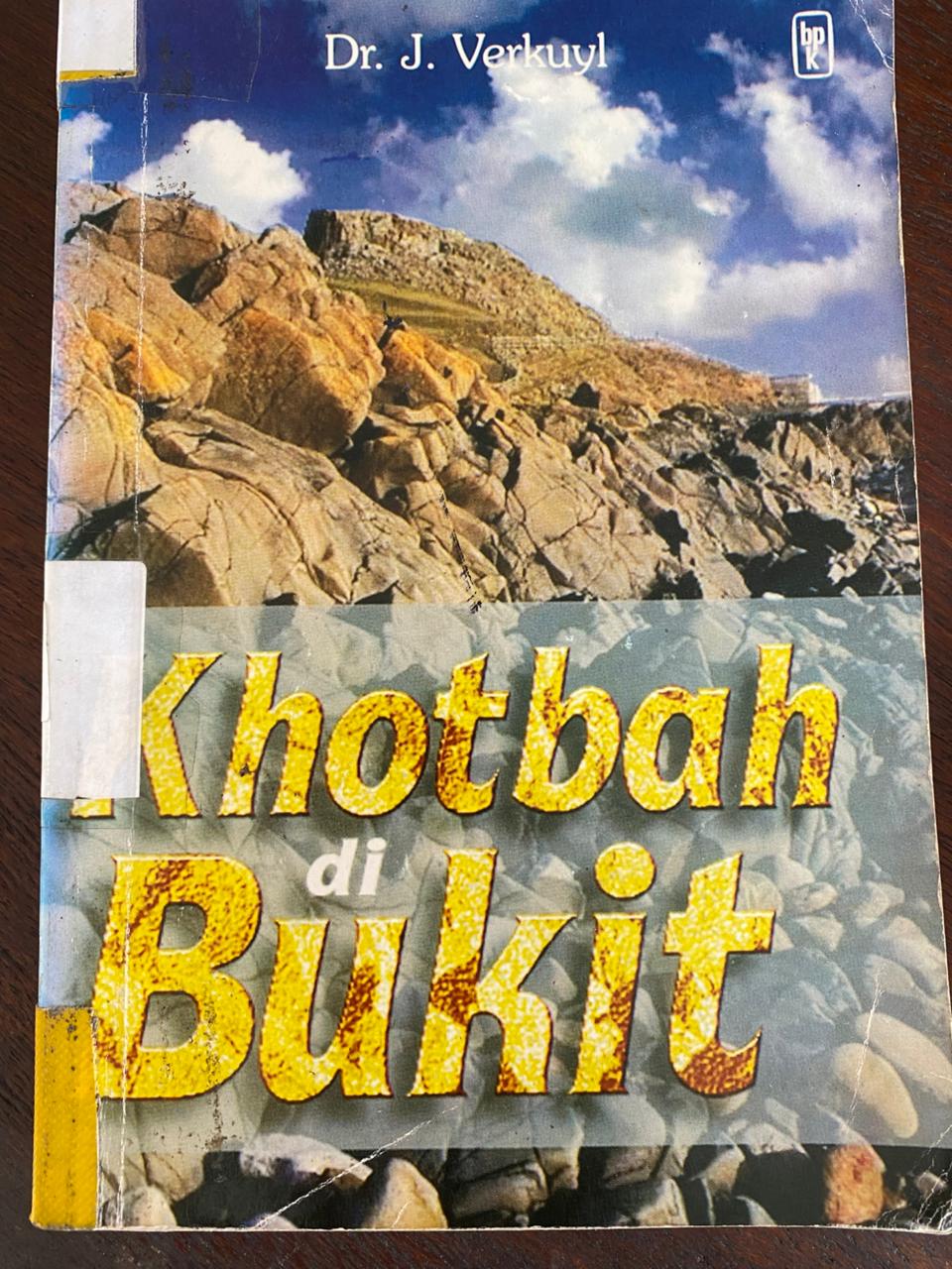 Cover buku Khotbah Di Bukit