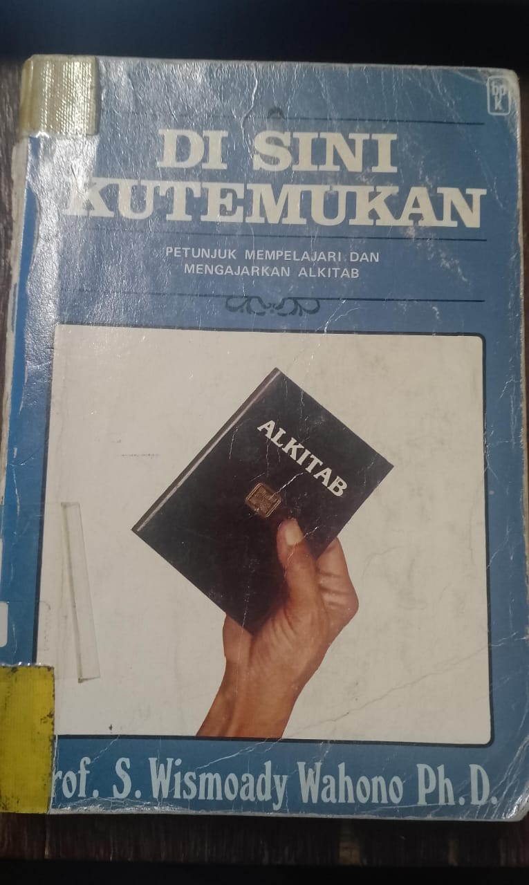 Cover buku DI SINI KUTEMUKAN