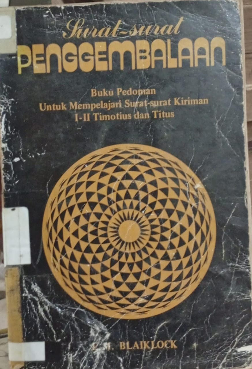 Cover buku surat-surat penggembalaan