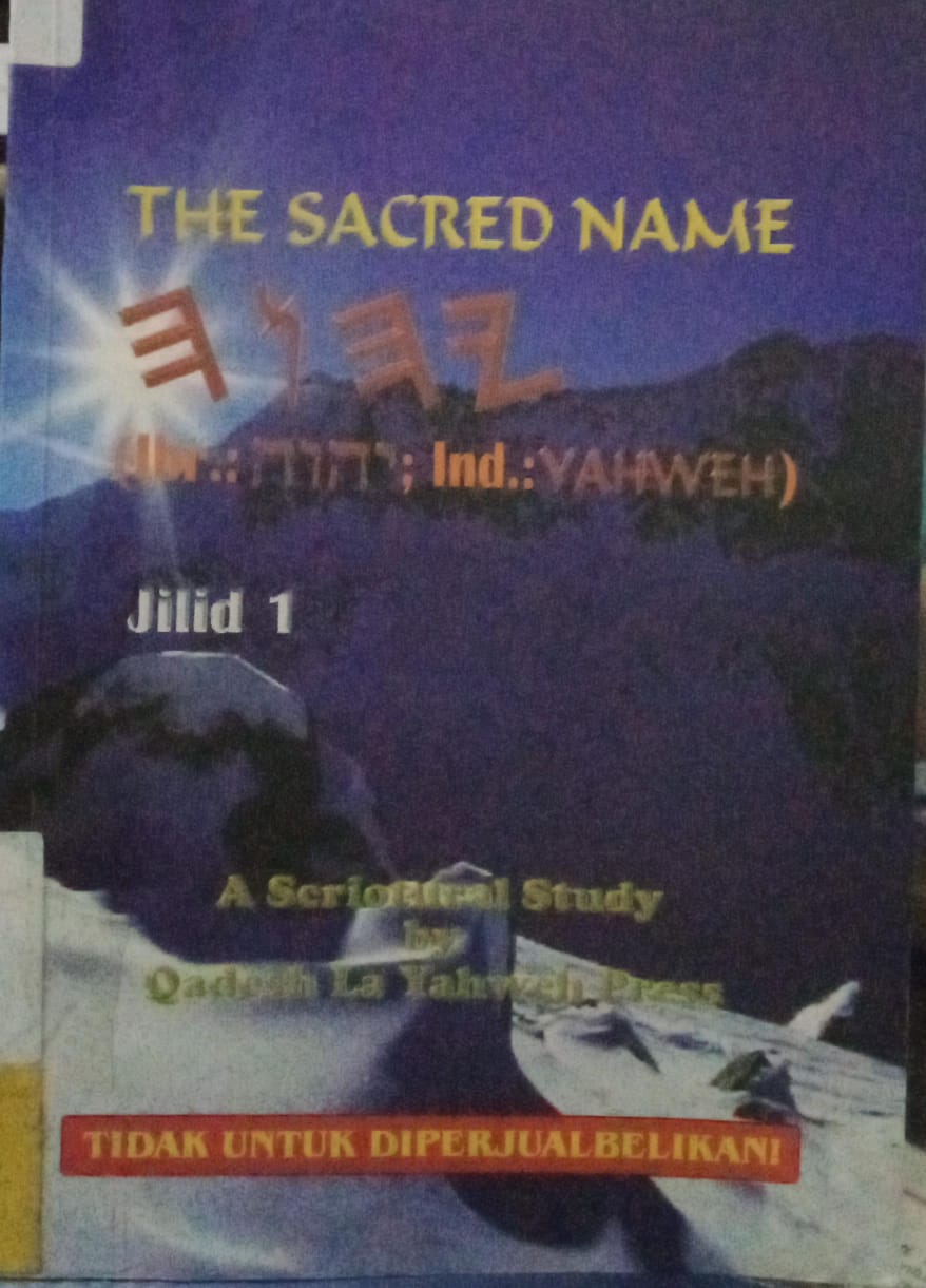 Cover buku The Sacred Name