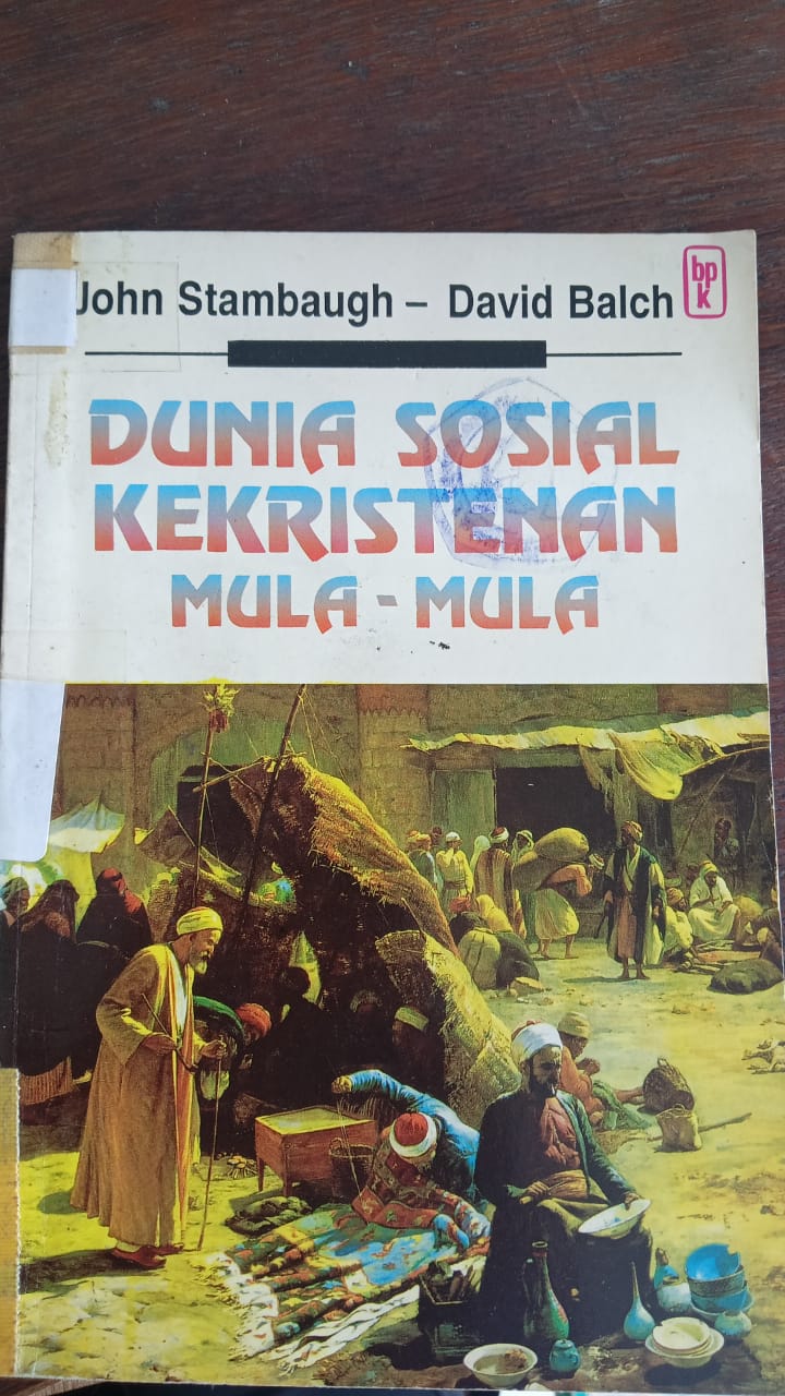 Cover buku Dunia sosial kekristenan mula-mula