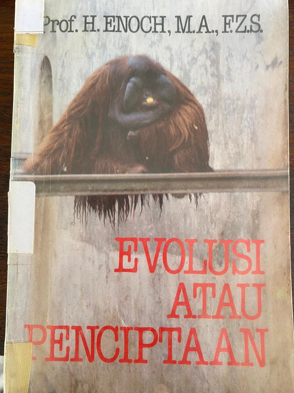 Cover buku Evolusi Atau Penciptaan