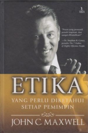 Cover buku ETIKA YANG PERLU DIKETAHUI SETIAP PEMIMPIN