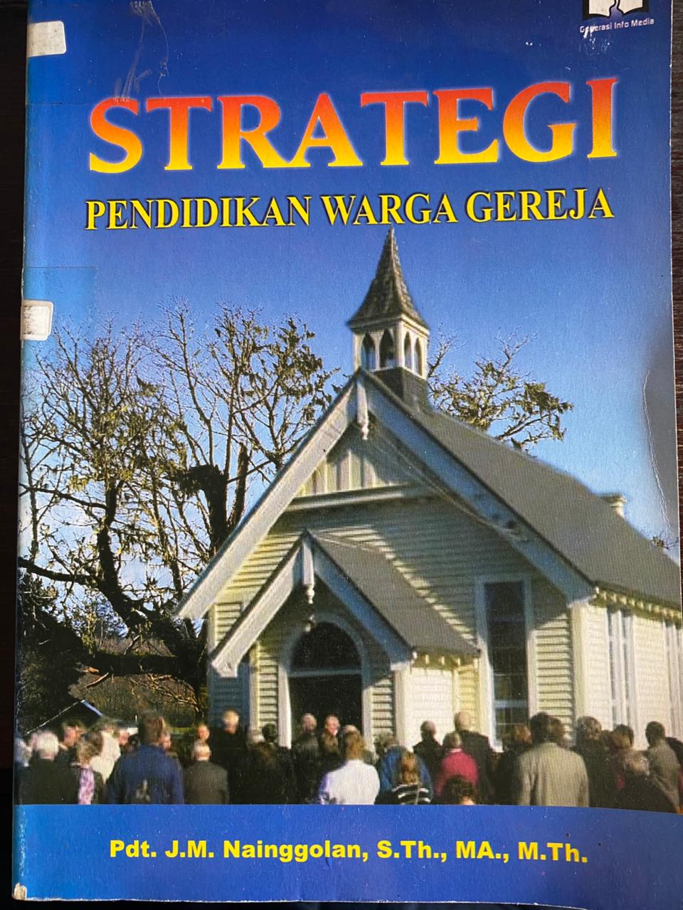 Cover buku Strategi Pendidikan Warga Gereja