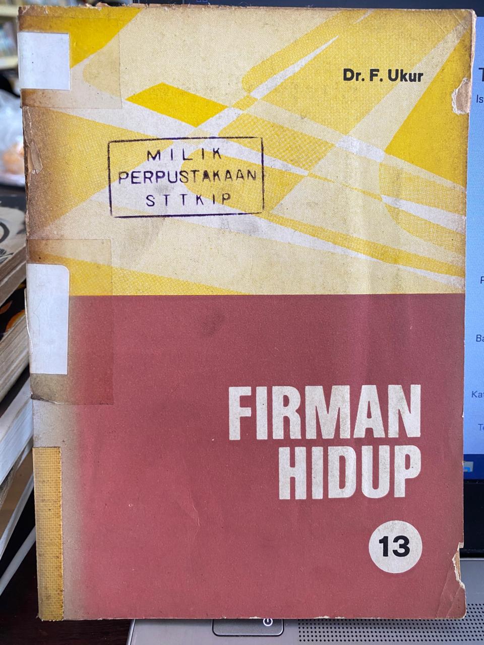 Cover buku Firman Hidup