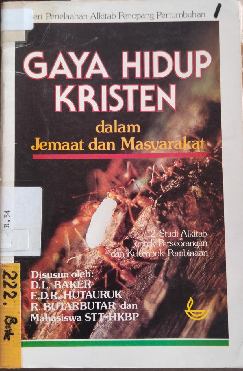 Cover buku gaya hidup kristen