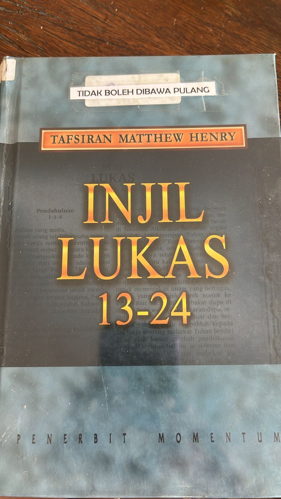 Cover buku INJIL LUKAS 13-24