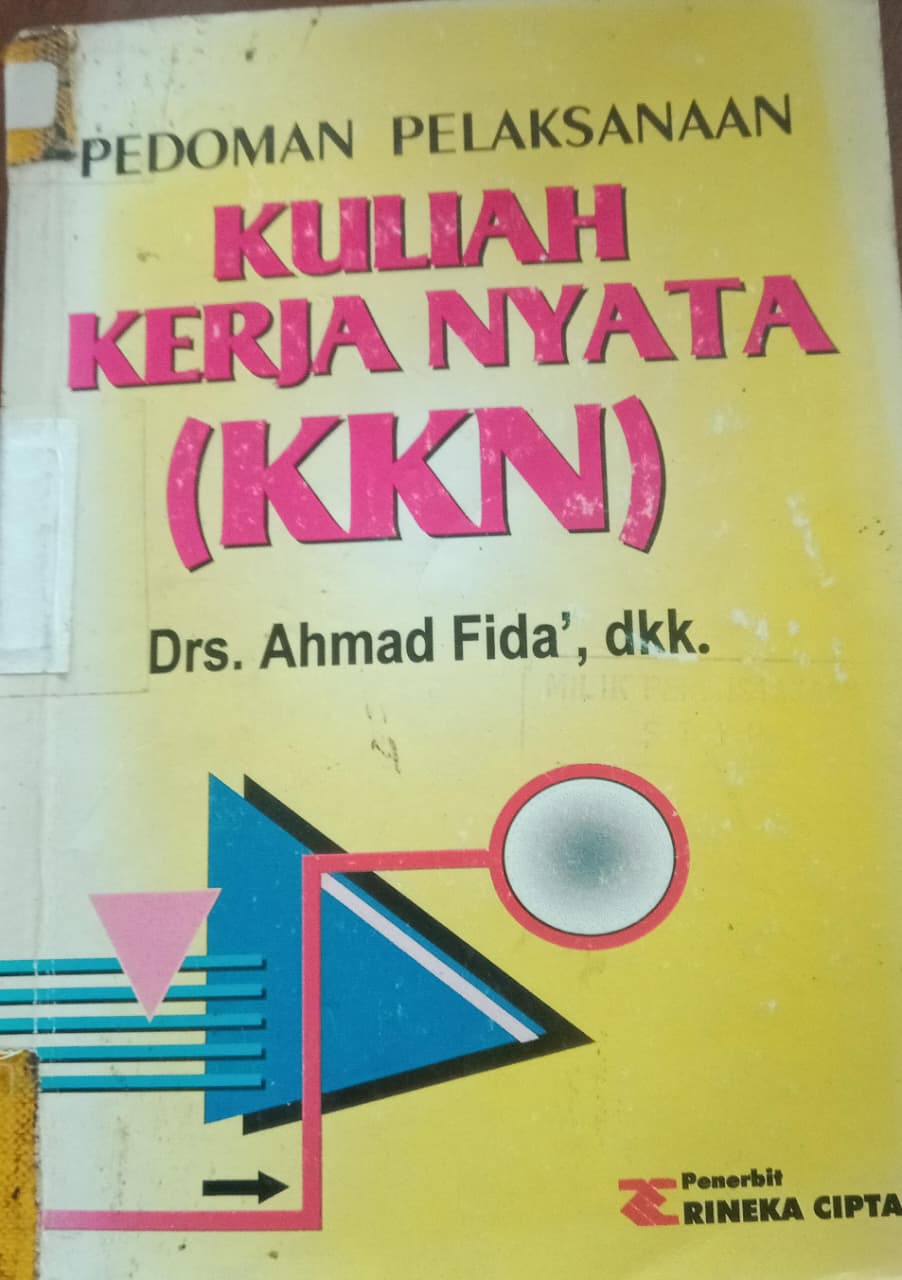 Cover buku Pedoman Pelaksanaan Kuliah Kerja Nyata