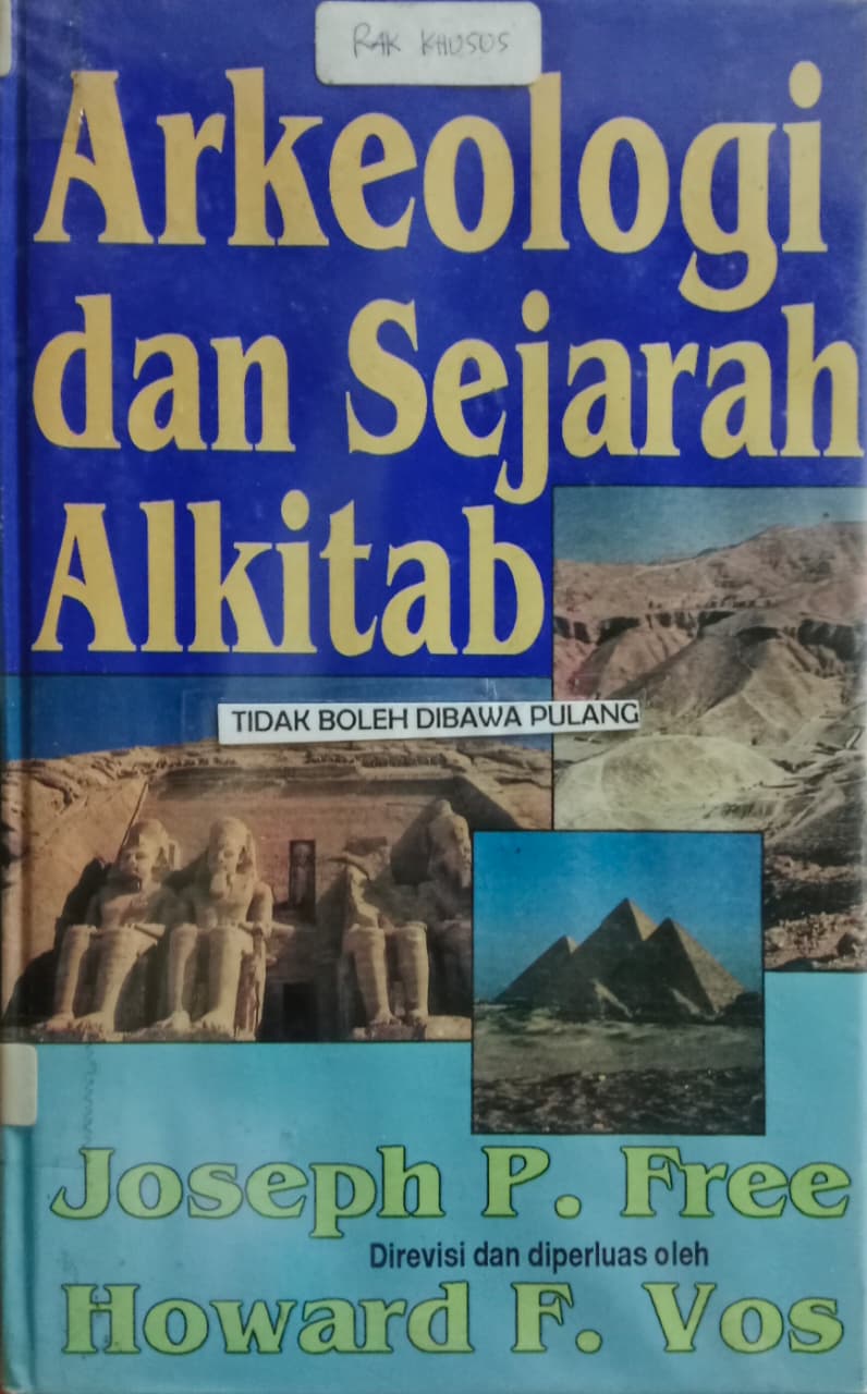Cover buku Arkeologi dan Sejarah Alkitab