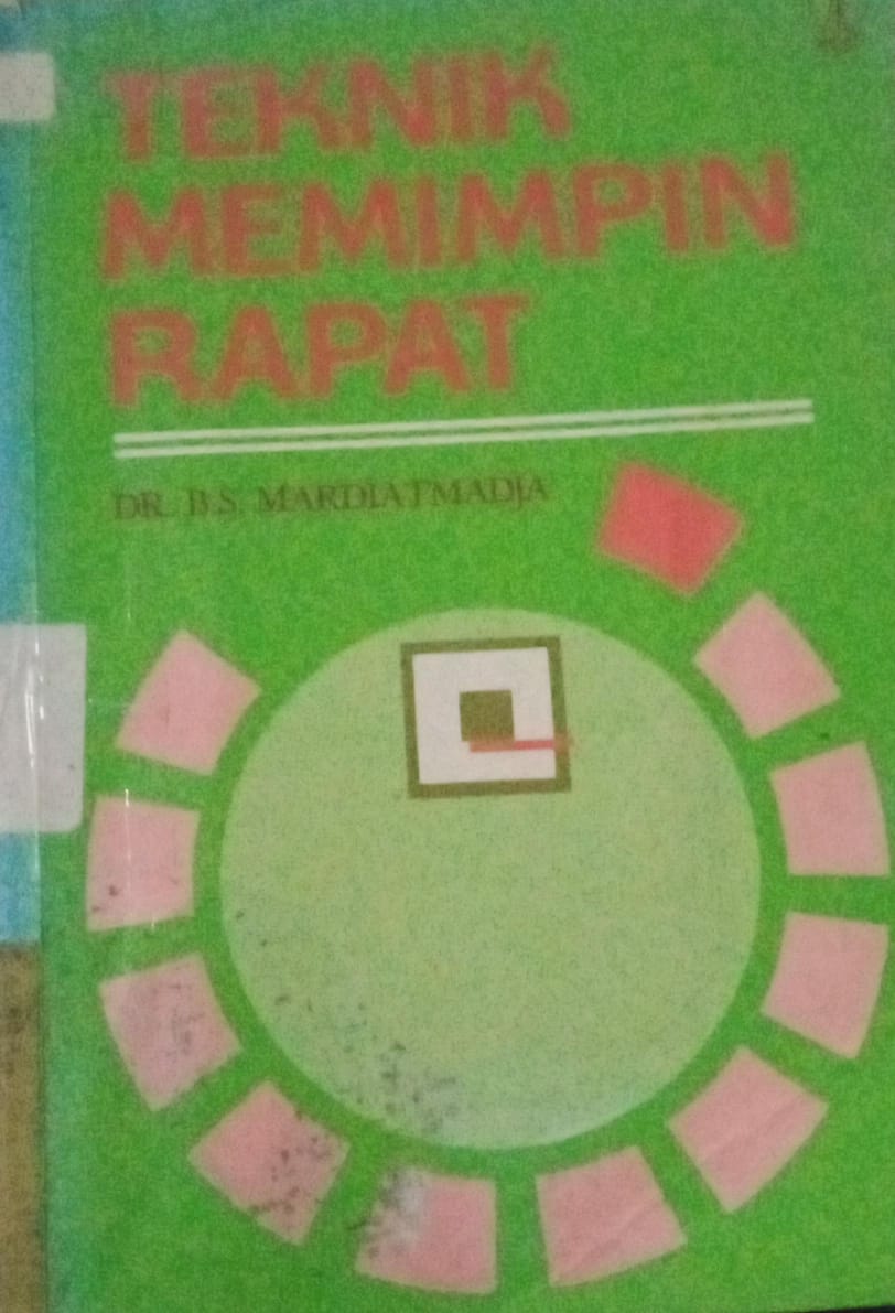 Cover buku TEKNIK MEMIMPIN RAPAT