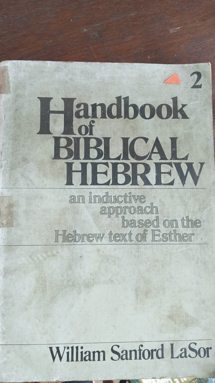 Cover buku Handbook of Biblical Hebrew