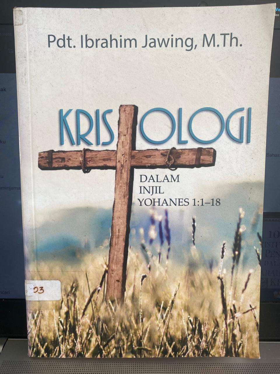 Cover buku Kristologi Dalam Injil Yohanes 1:1-18