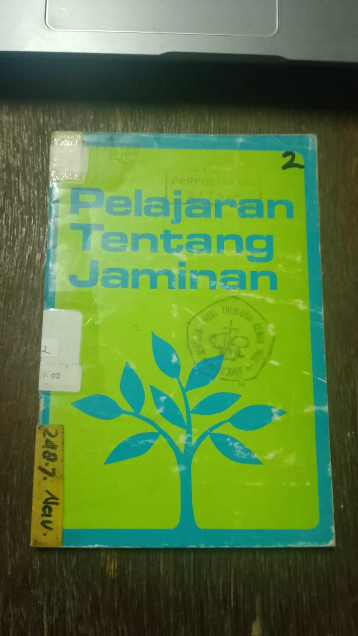 Cover buku Pelajaran Tentang Jaminan