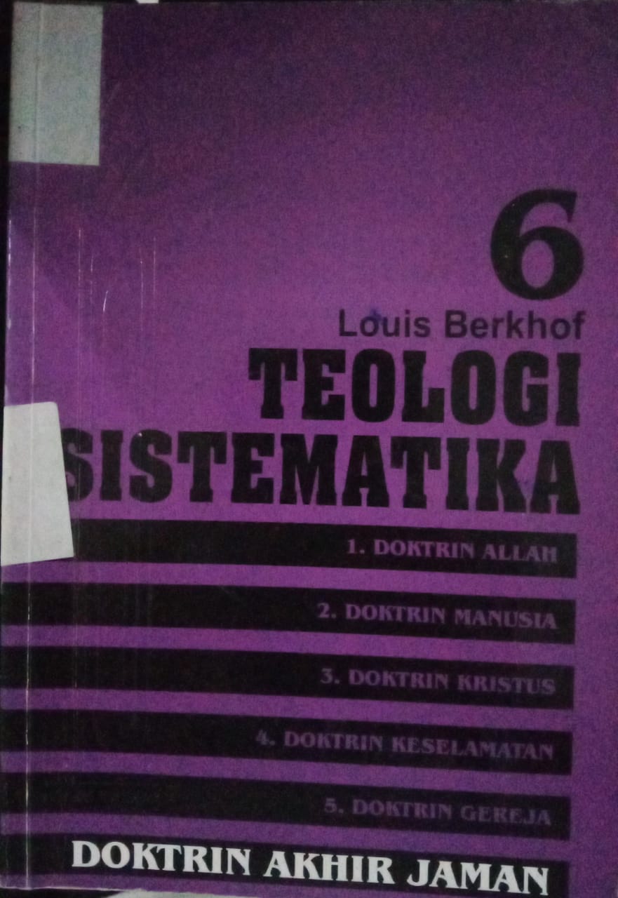 Cover buku Teologi Sistematika 6