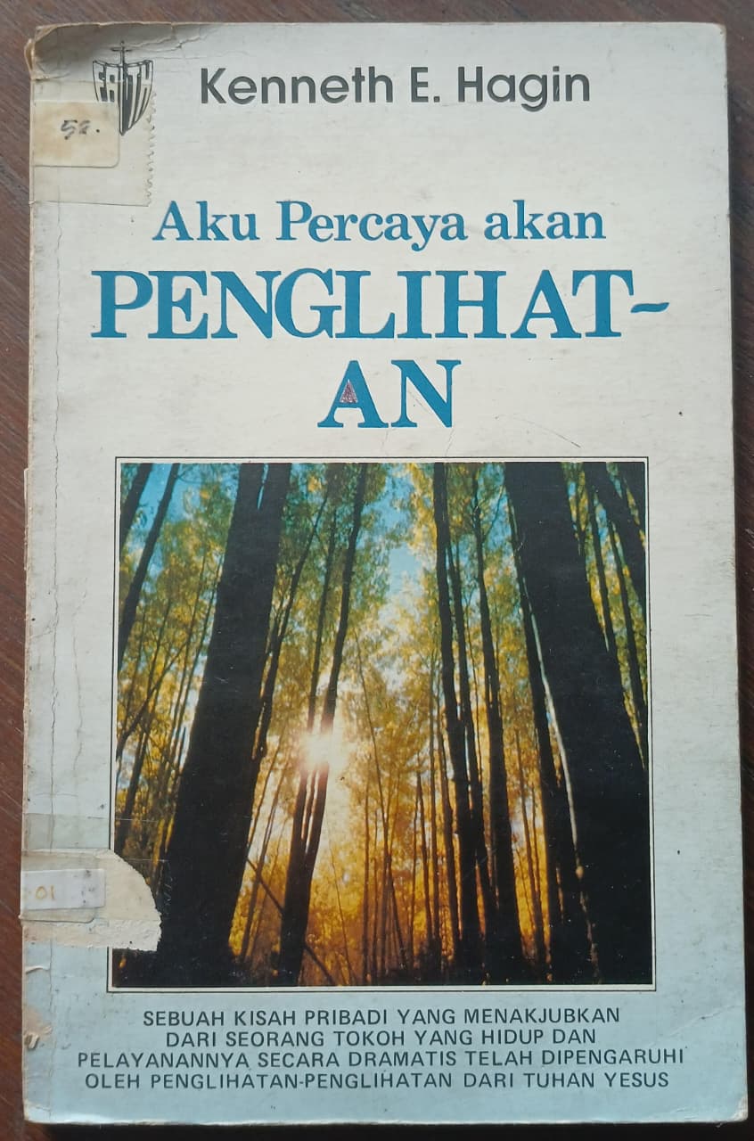 Cover buku AKU PERCAYA AKAN PENGLIHATAN