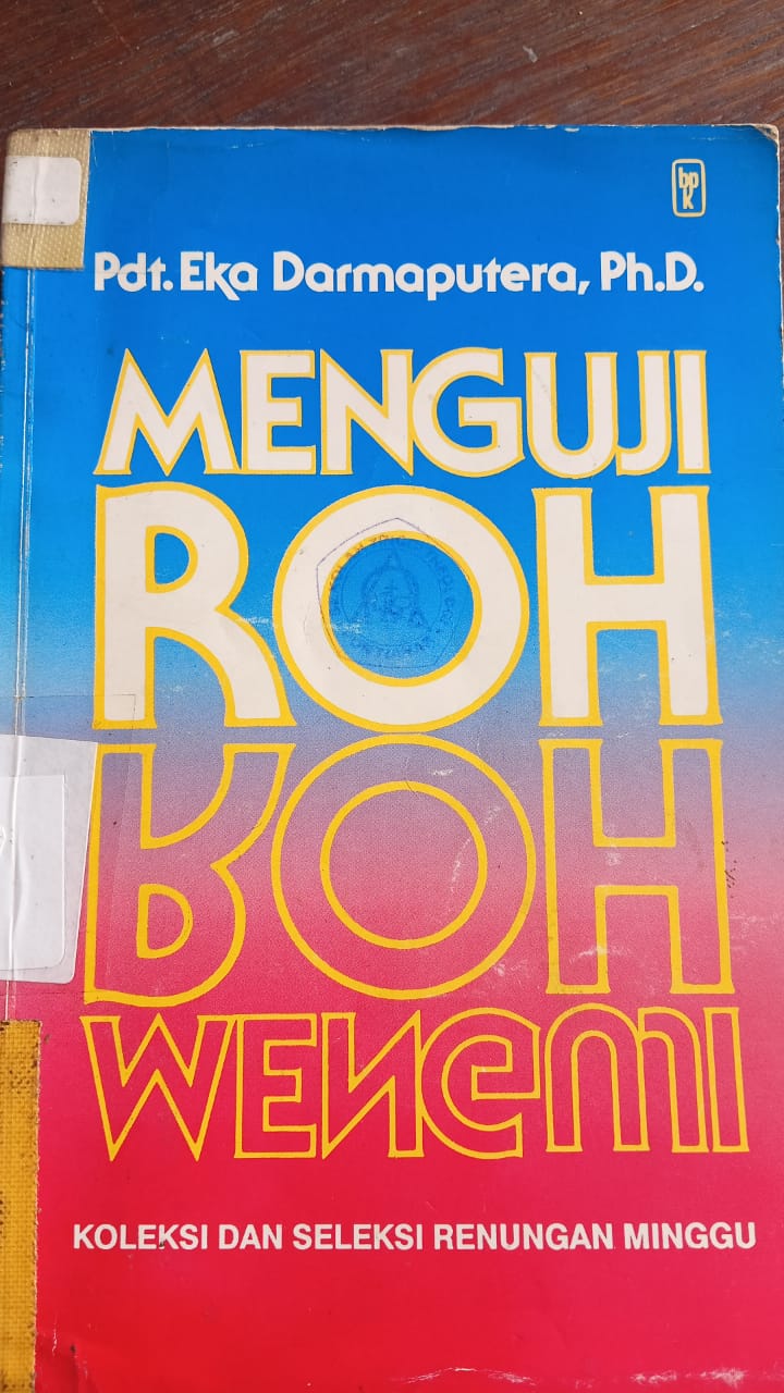 Cover buku Menguji roh-roh wengnli