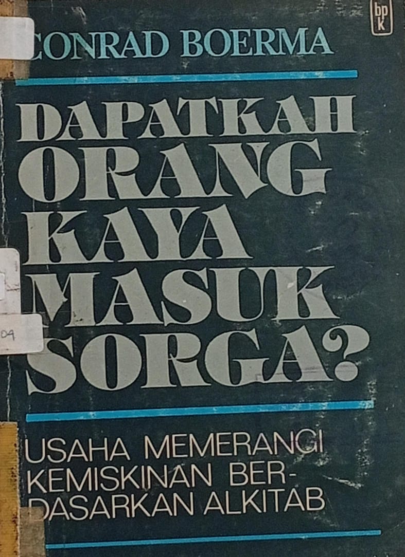 Cover buku Dapatkah orang kaya masuk surga