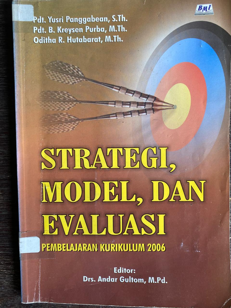 Cover buku Strategi, Model, Dan Evaluasi