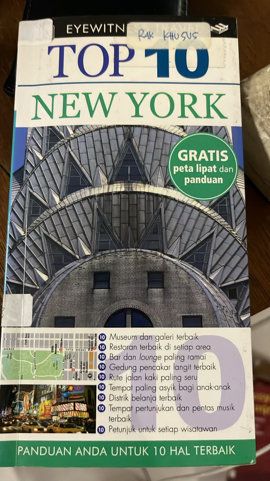 Cover buku Top 10 New York