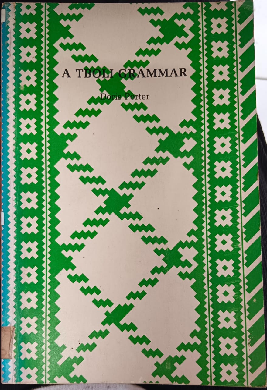 Cover buku A Tboli Grammar