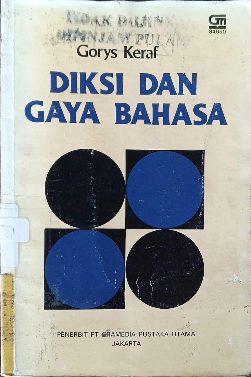 Cover buku DIKSI DAN GAYA BAHASA