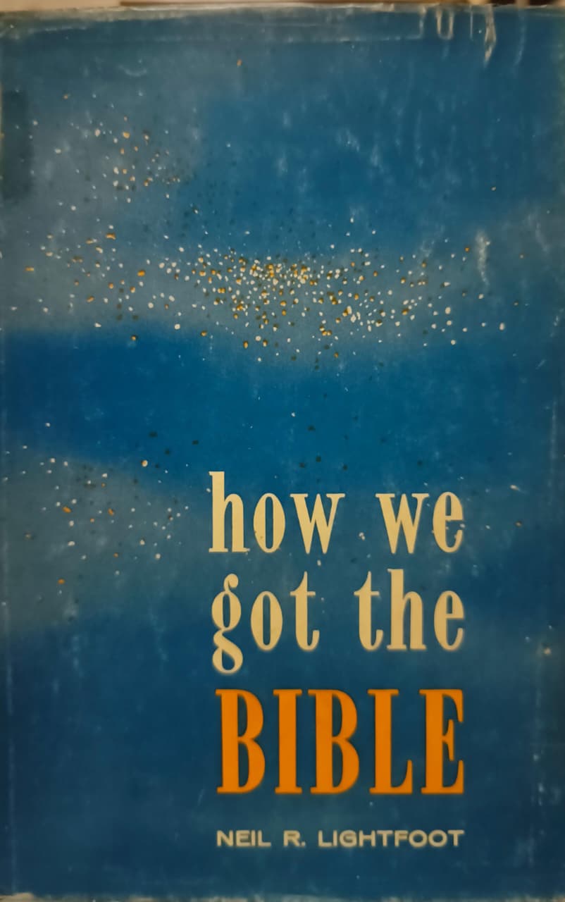 Cover buku how we got the BIBLE