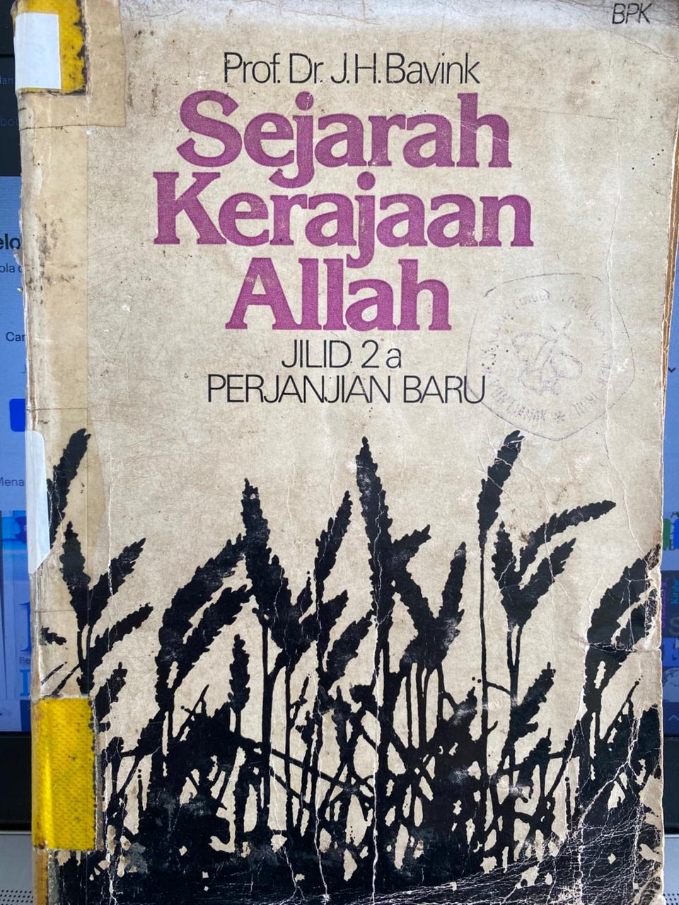 Cover buku Sejarah Kerajaan Allah