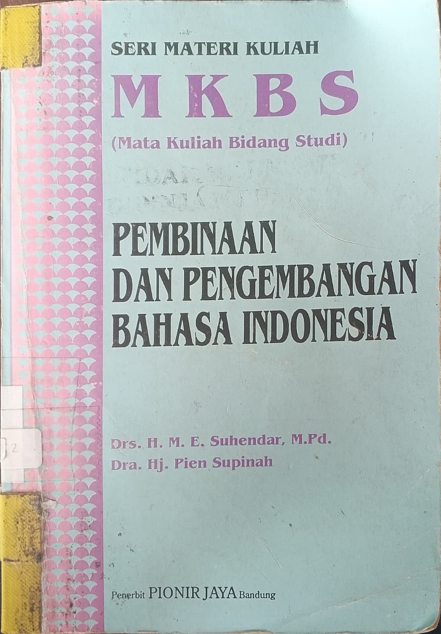 Cover buku PEMBINAAN DAN PENGEMBANGAN BAHASA INDONESIA