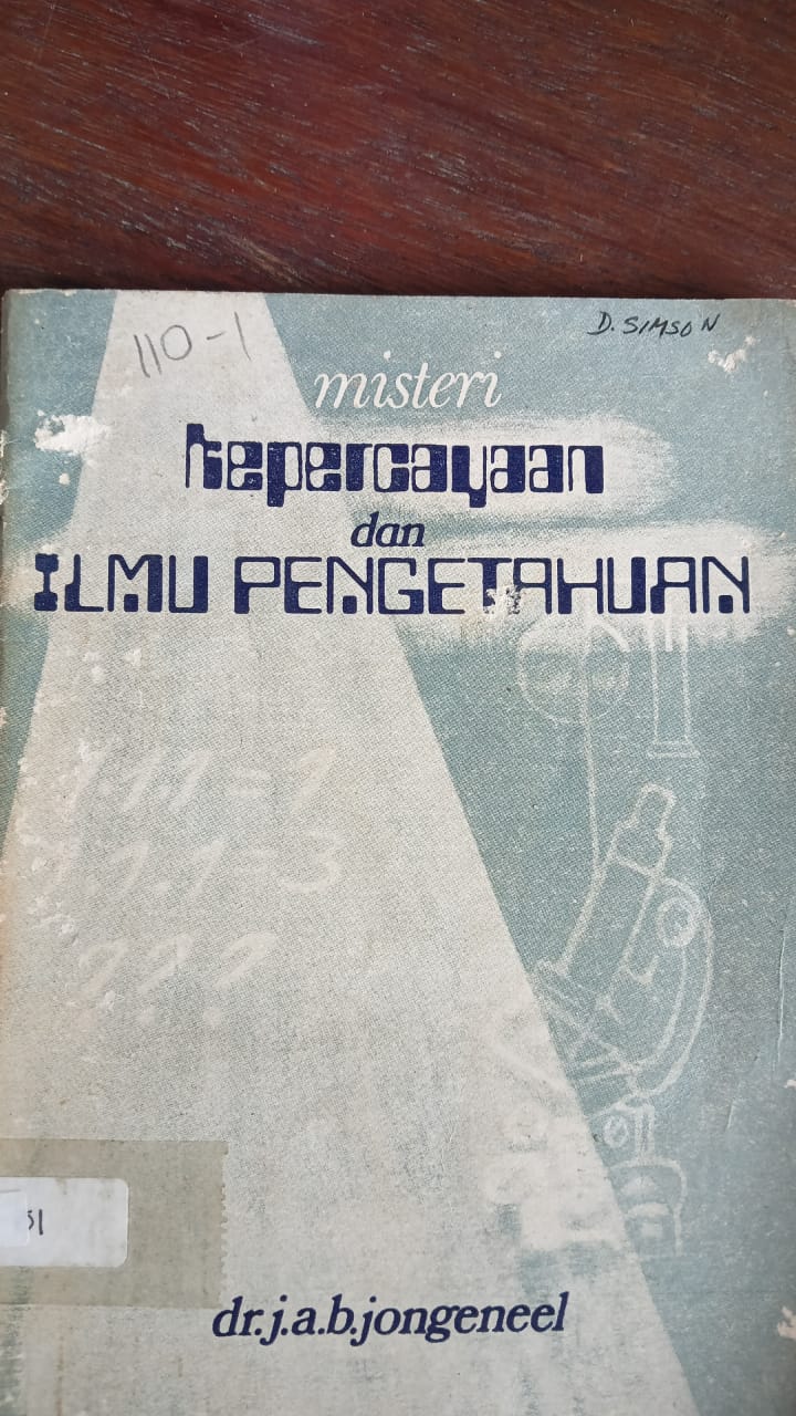 Cover buku Misteri kepercayaan dan ilmu pengetahuan