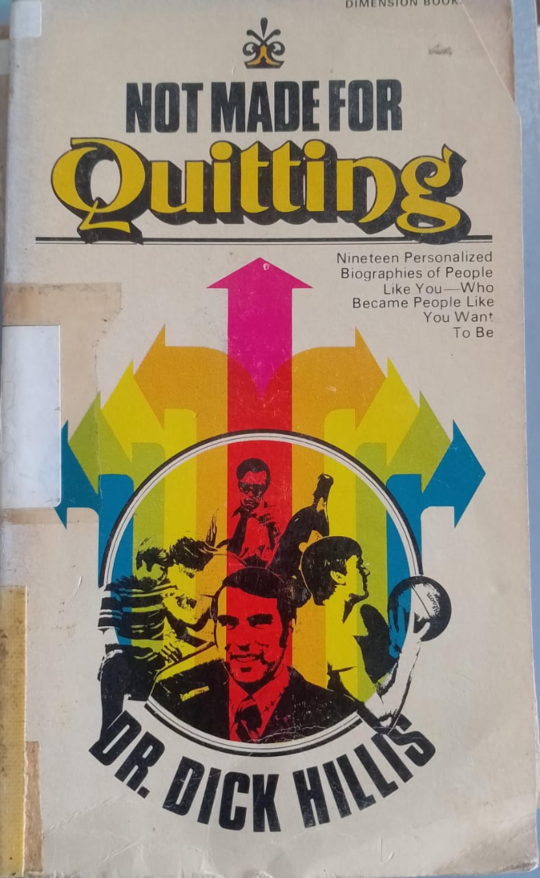 Cover buku NOT MADE FOR QUITTING