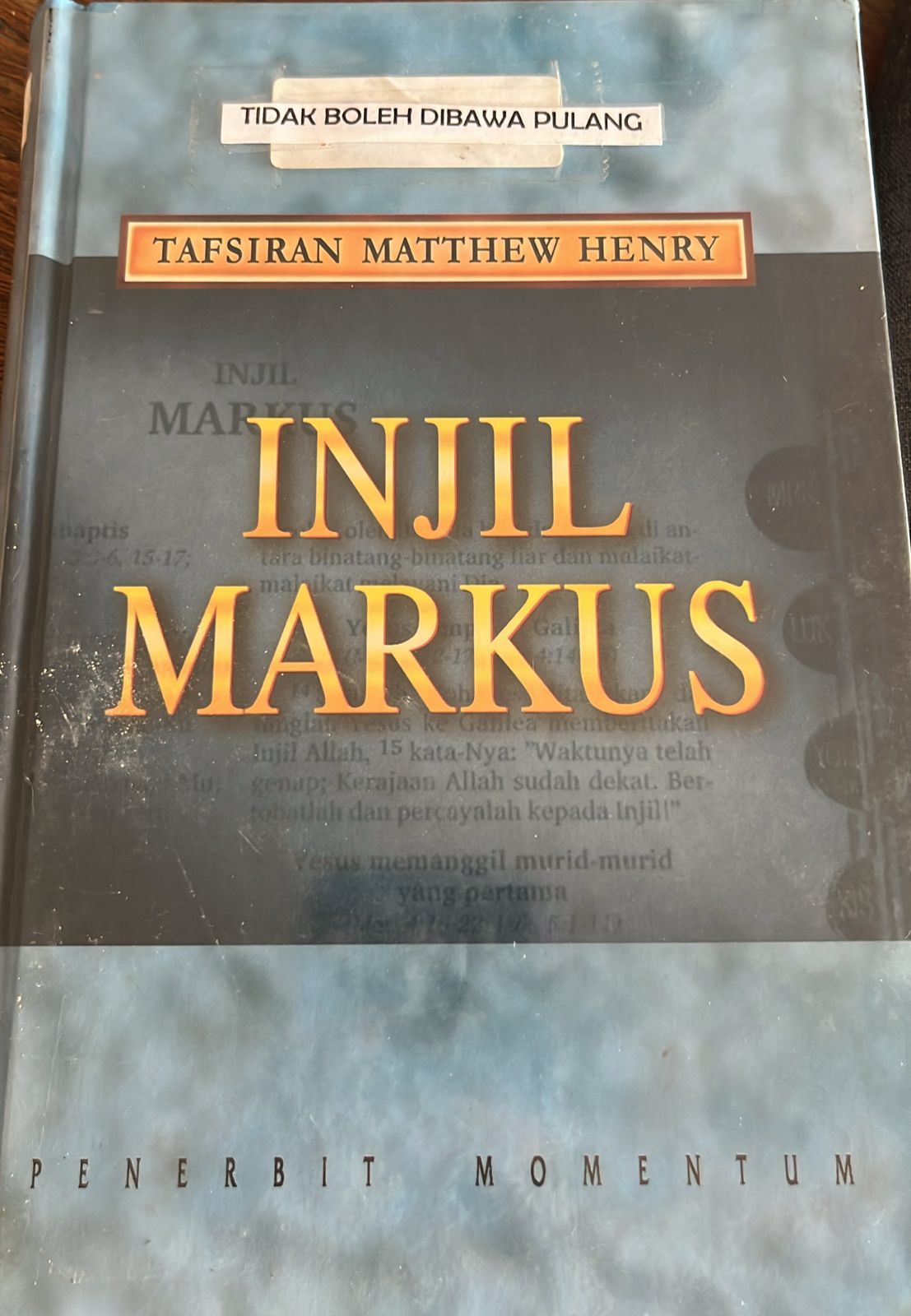 Cover buku INJIL YOHANES