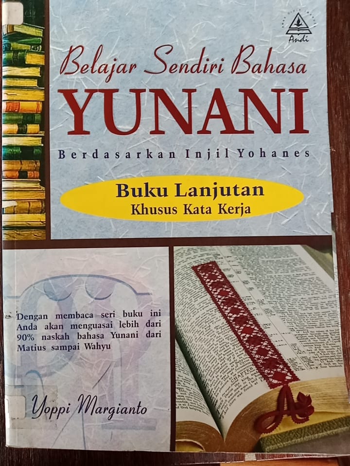 Cover buku Belajar Sendiri Bahasa YUNANI Berdasarkan Injil Yohanes