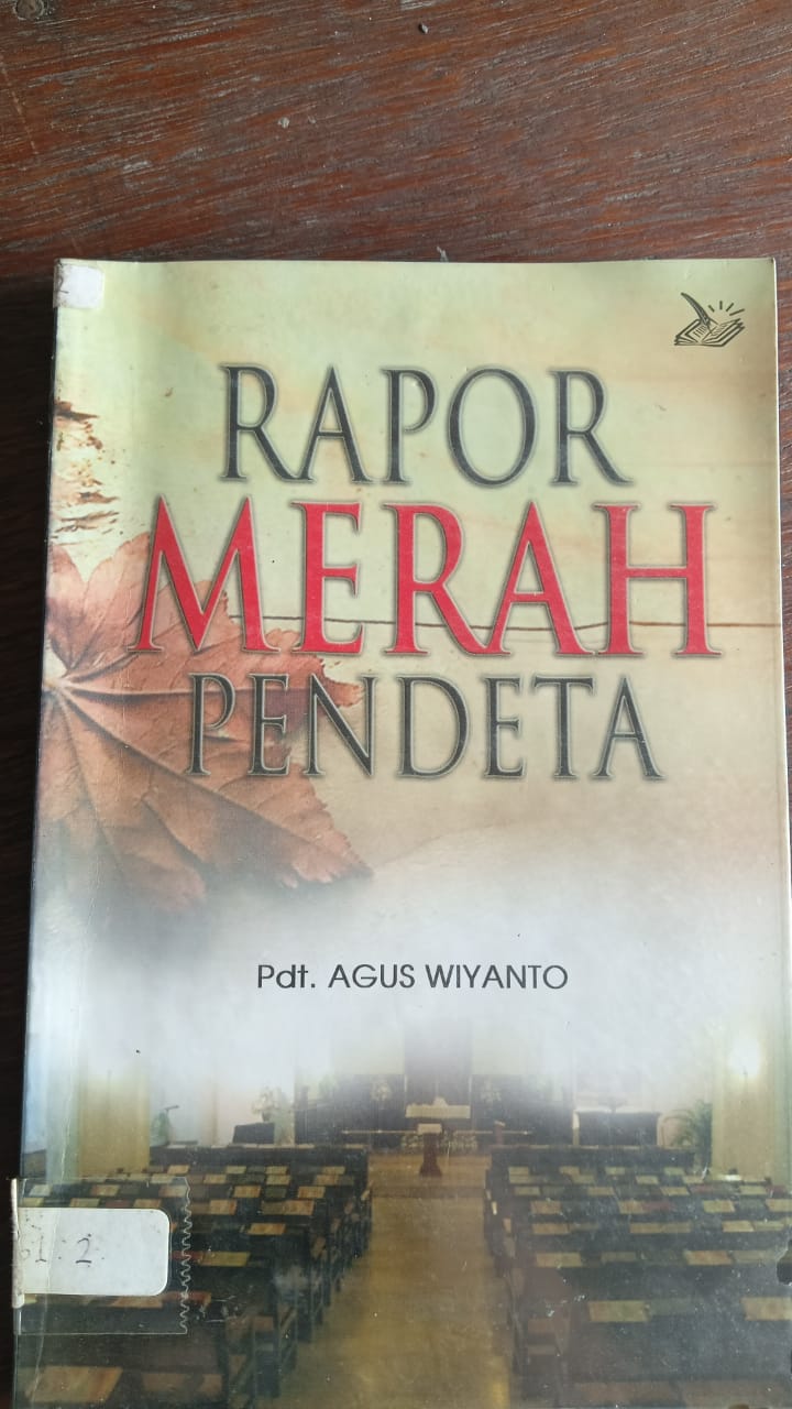 Cover buku Rapor merah pendeta