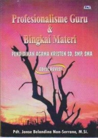 Cover buku PROFESIONALISME GURU & BINGKAI MATERI