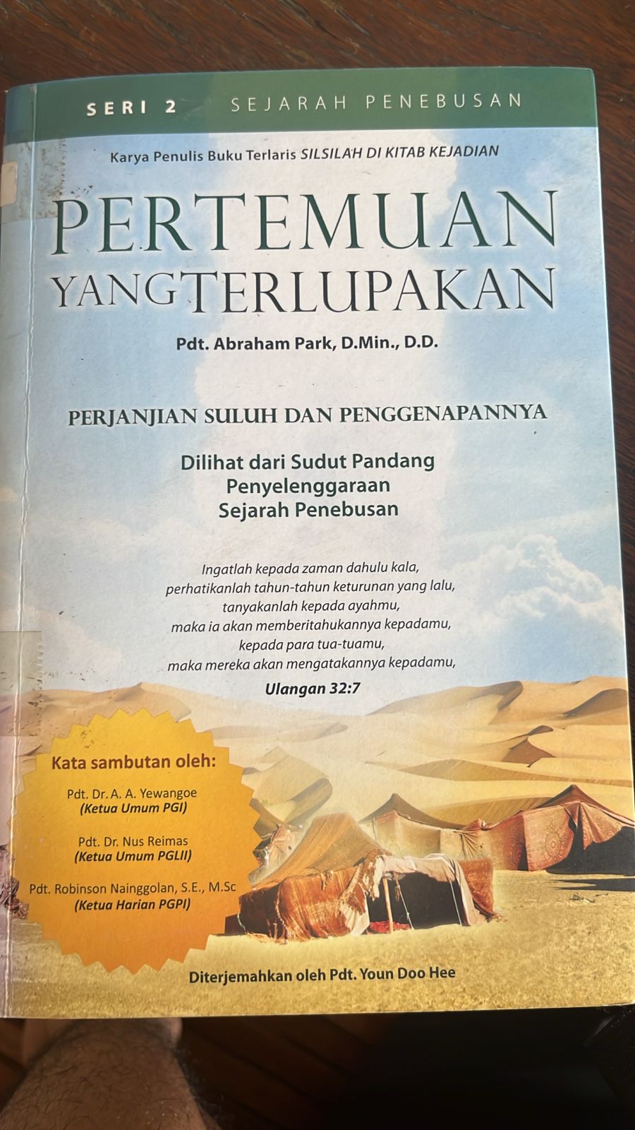 Cover buku PERTEMUAN YANG TERLUPAKAN
