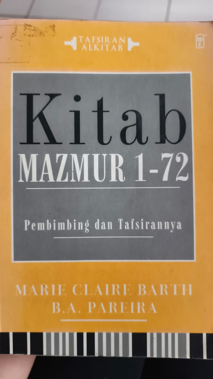 Cover buku Kitab Mazmur 1-72 Pembimbing dan Tafsirannya