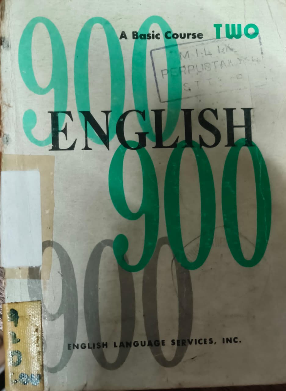 Cover buku ENGLISH 900