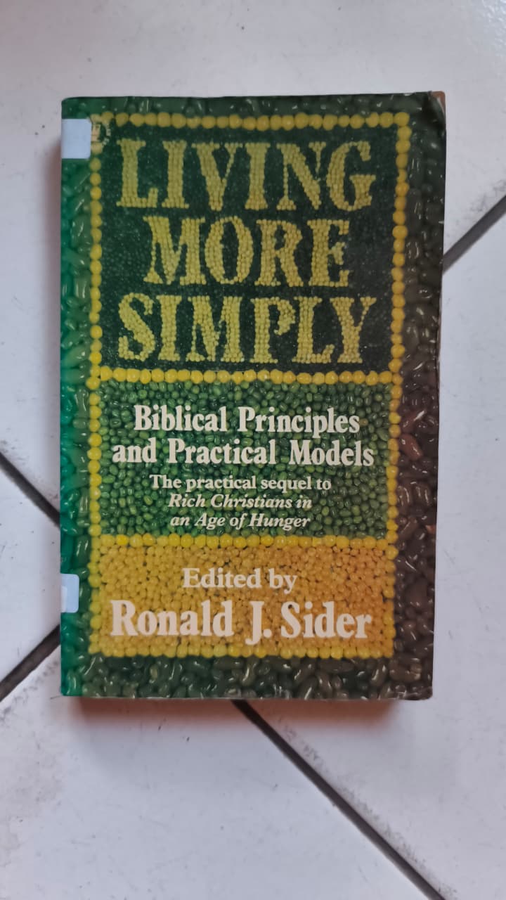 Cover buku Living More Simply