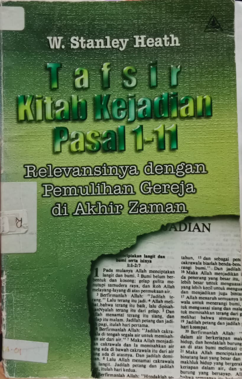 Cover buku Tafsir Kitab Kejadian Pasal 1-11
