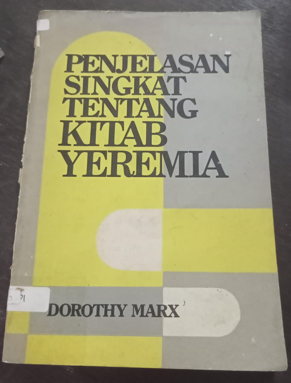 Cover buku PENJELASAN SINGKAT TENTANG KITAB YEREMIA