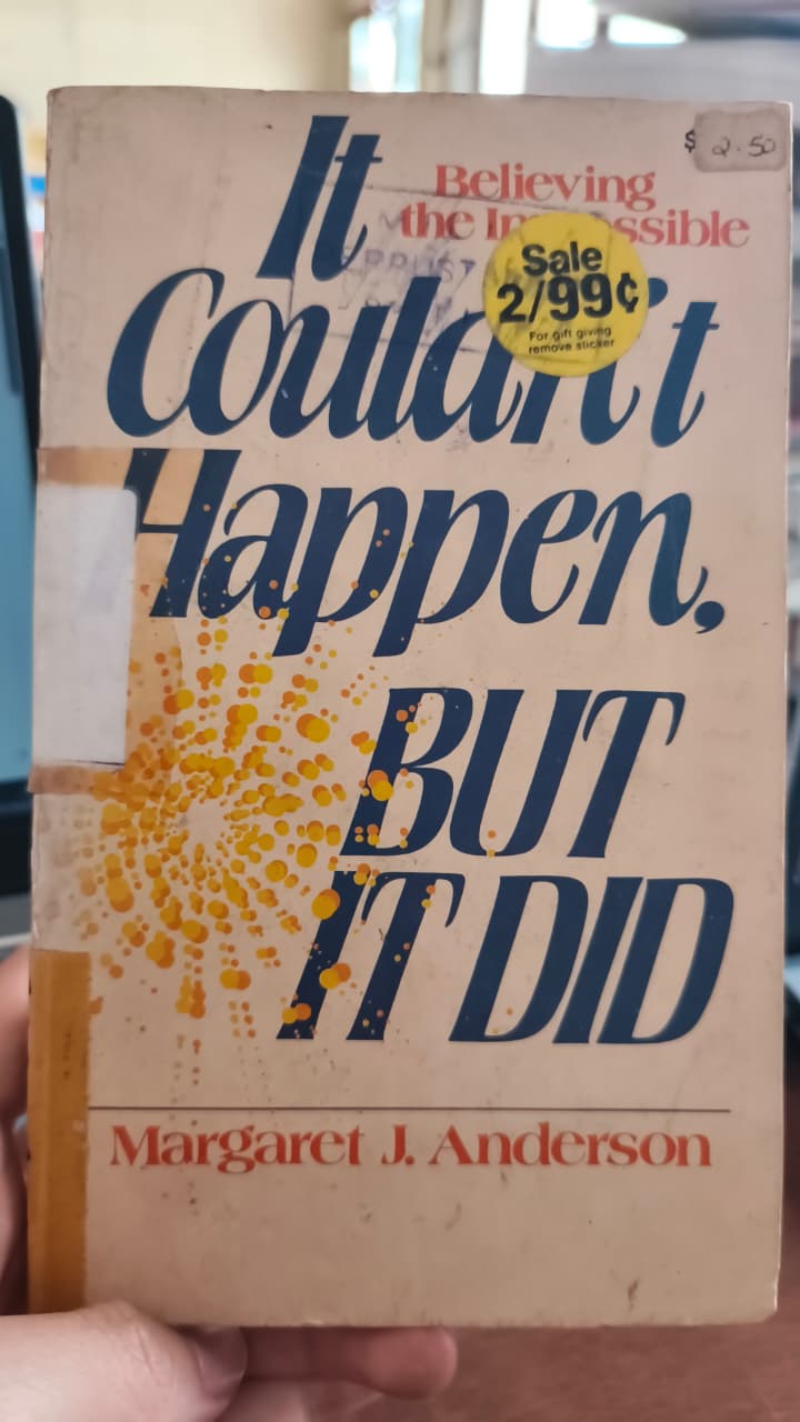 Cover buku It Couldn't Happen, But It Did