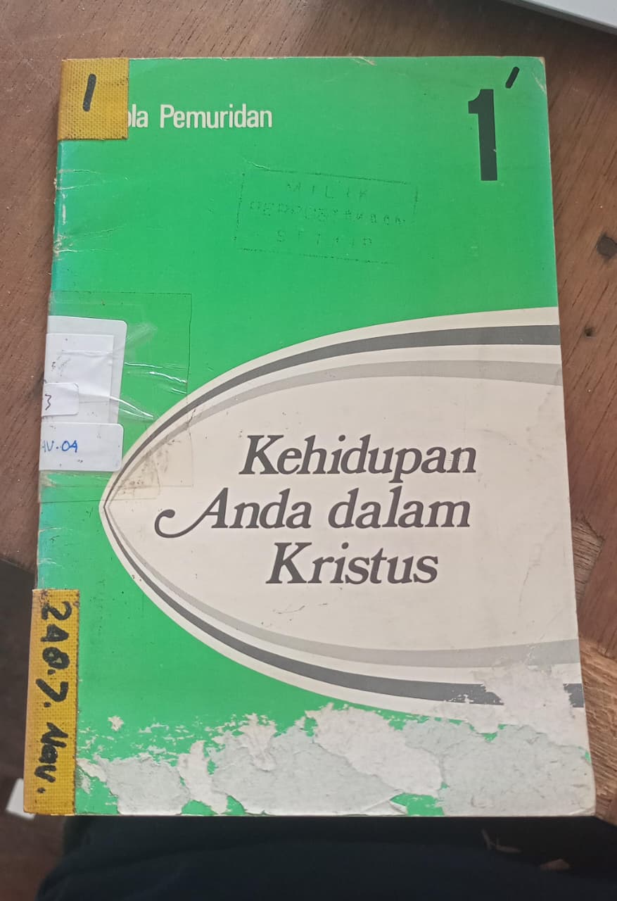 Cover buku KEHIDUPAN ANDA DALAM KRISTUS